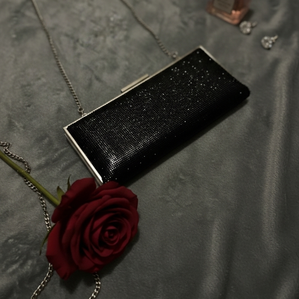 Elegant Black Evening Clutch